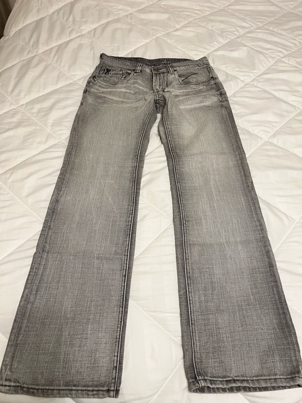 Marc Ecko Men’s Straight Gray Jeans